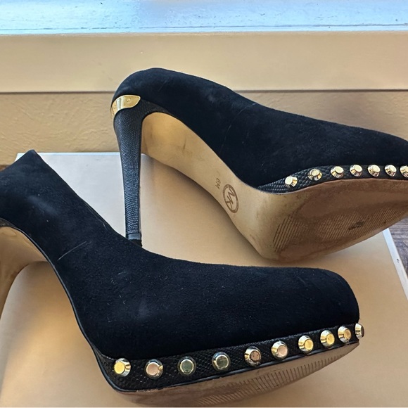 Michael Kors Suede Studded Platforms - Picture 8 of 12